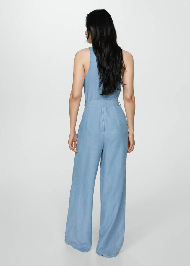 Lyocell tie-detail jumpsuit - 16