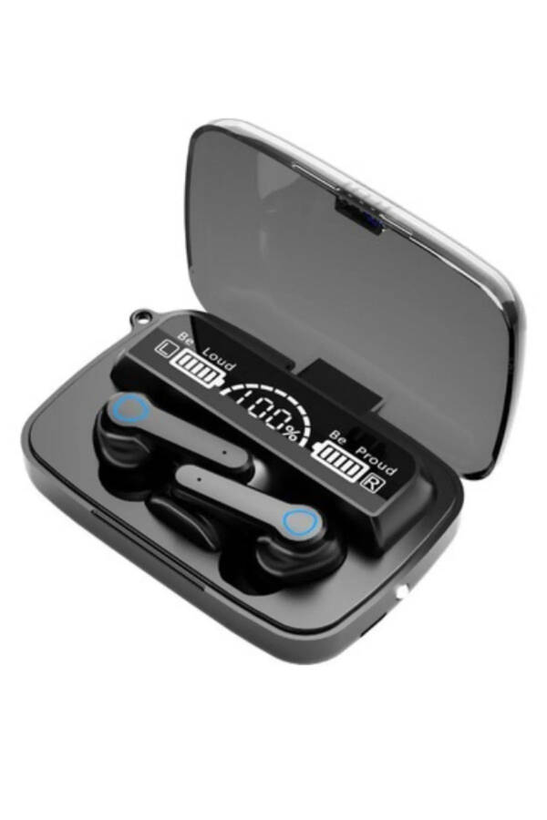 M19 Simsiz Gaming Quloqchin Power Bankli, Chiroq, Displeyli 5.1 Stereo Bluetooth - 1