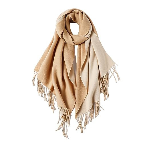 Maamgic Womens Cashmere Scarf Large Pashmina Shawls and Wraps Light Blanket Scarf for Evening Dress Warm Daily Travel Office - 1