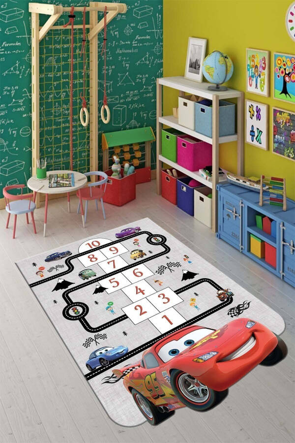 Machine Washable Non-Slip Stain Resistant Baby Kids Room Rug Children Play Mat - 80 X 150 - 1