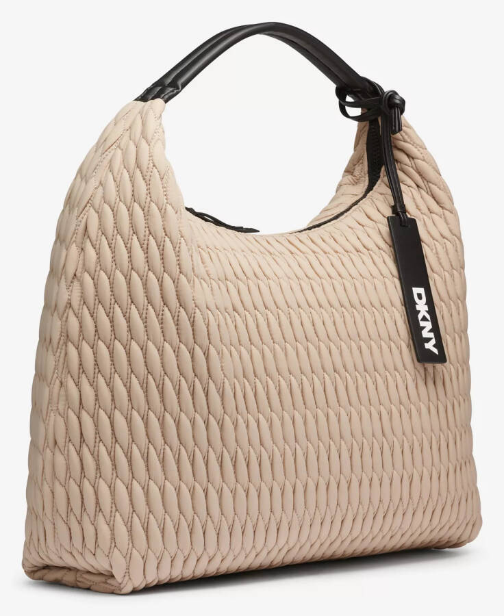 Mack Nylon Large Hobo Bag Light Khaki - 3