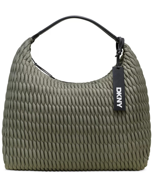 Mack Nylon Large Hobo Bag Olive - 1