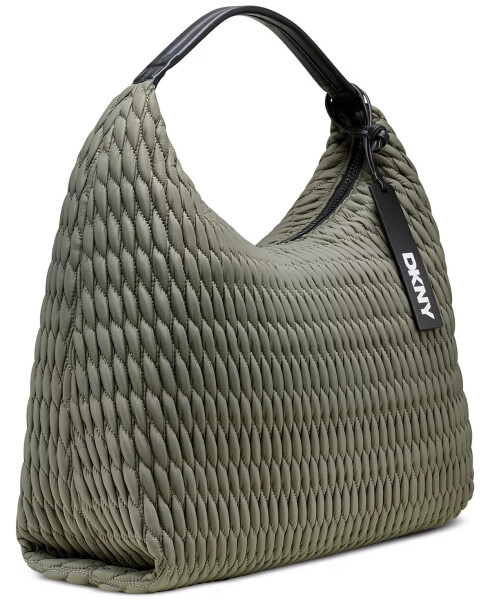 Mack Nylon Large Hobo Bag Olive - 3