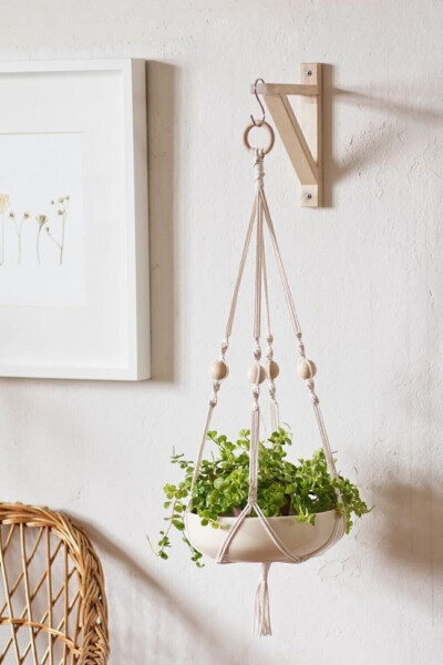 Macrame Rope Hanging Planter - 3