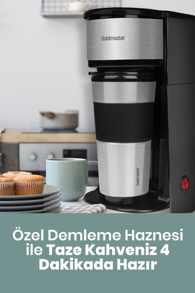 Magic Coffee Termos Bardaklı Kişisel Filtre Kahve Makinesi In-6310 - 20