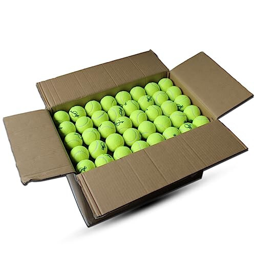 Magicorange Tenis Topları, 120'lı Paket Gelişmiş Antrenman Tenis Topları Pratik Topları, Evcil Köpek Oynama Topları, Başlangıç Antrenmanı Topu İçin Uygun - 6