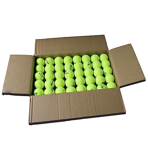 Magicorange Tennis Balls, 120 Pack Advanced Training Tennis Balls Practice Balls, Pet Dog Playing Balls, Good for Beginner Training Ball - 1