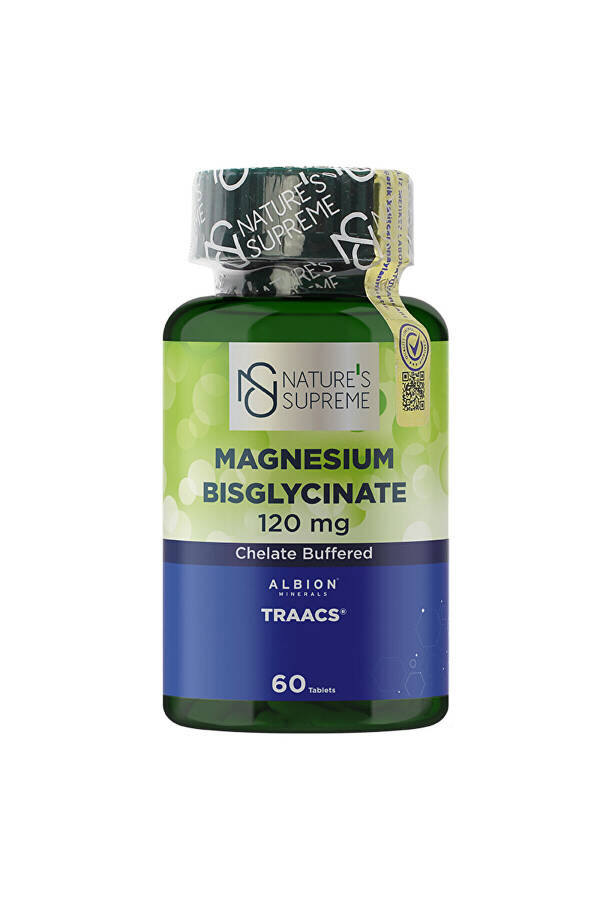 Magnesium Bisglycinate 120 Mg 60 Tablets - 7