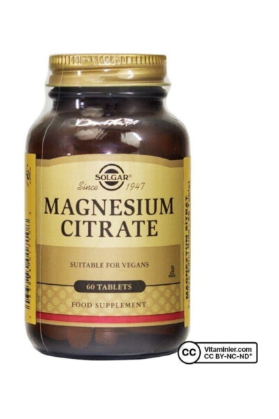 Magnesium Citrate (Magnesium Citrate) 200mg 60 Tablets - 4