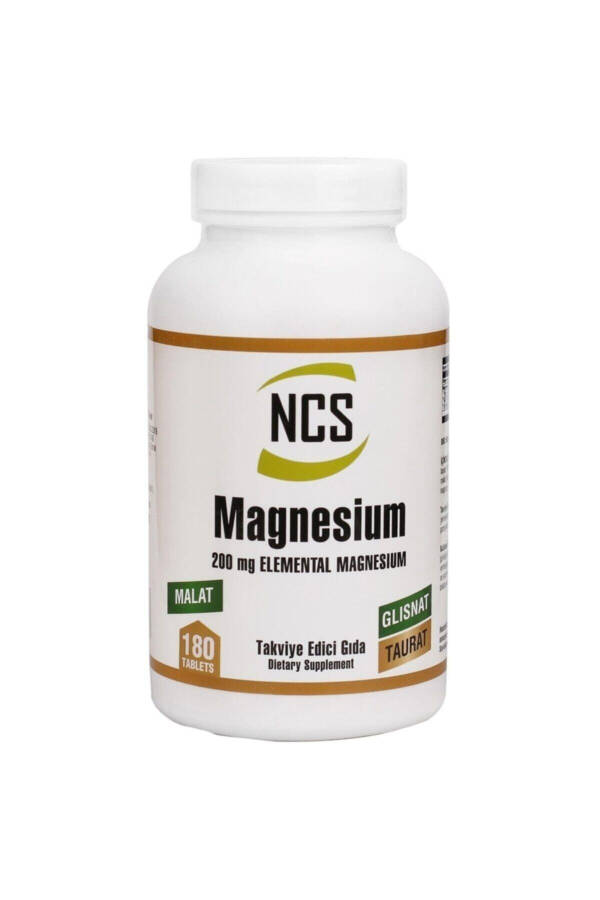 Magnesium Malate Glycinate Taurate 180 Tablets - 1