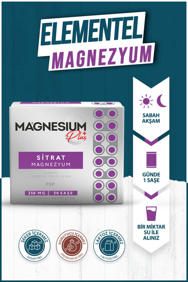 MAGNESIUM PLUS S (MAGNESIUM CITRATE) & P5P - 9