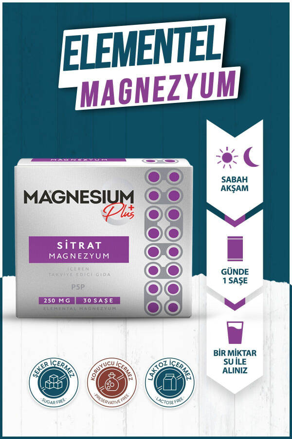 MAGNESIUM PLUS S (MAGNEZYUM SİTRAT) & P5P - 3