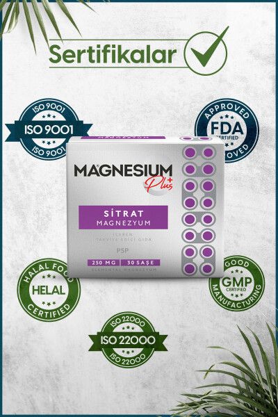 MAGNESIUM PLUS S (MAGNEZYUM SİTRAT) & P5P - 11