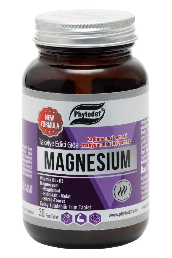 Magnesium Vitamin B6 D3 - 175mg Magnesium/ Tablet 30 Tablets (MAGNESIUM) - 2