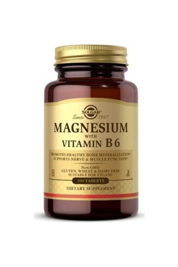 Magnesium With Vitamin B6 100 Tablets - 2