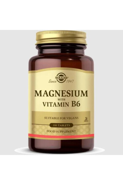 Magnesium With Vitamin B6 100 Tablets - 4