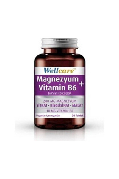 Magnesium+Vitamin B6 Dietary Supplement 30 Tablets - 5