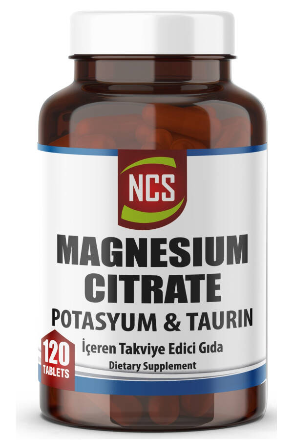 Magniy Sitrat Kaliy 120 tablet 4 ta to'plam (KALIY TAURIN) & Vitamin B6 - 1