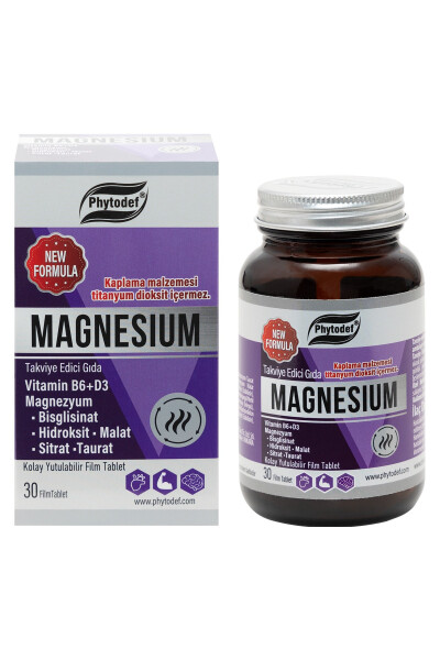 Magniy Vitamin B6 D3 - 175mg Magniy/ Tablet 30 Tablet (MAGNESIUM) - 6