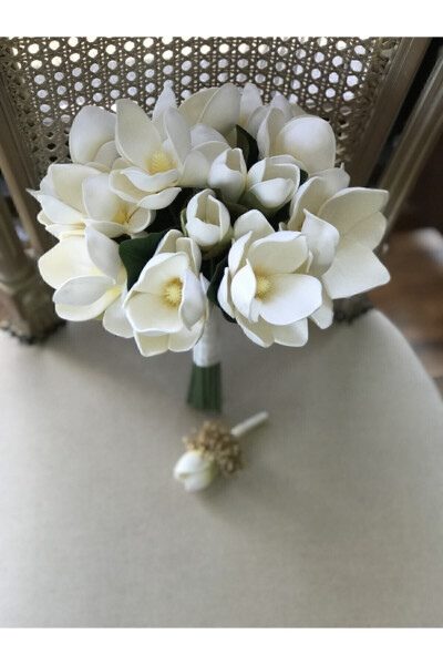 Magnolia Bridal Bouquet - 5