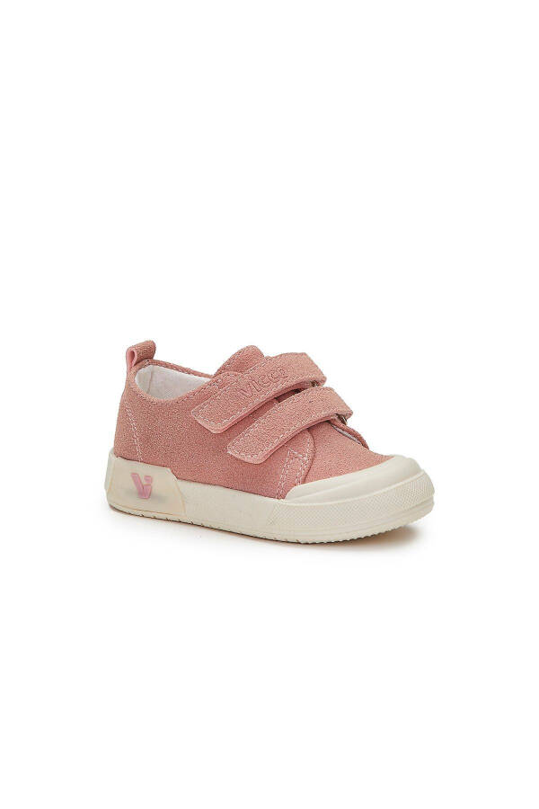 Mago Lighted Model Girl Baby and Child Quality Sports Shoes - Powder Pink Sneaker - 1