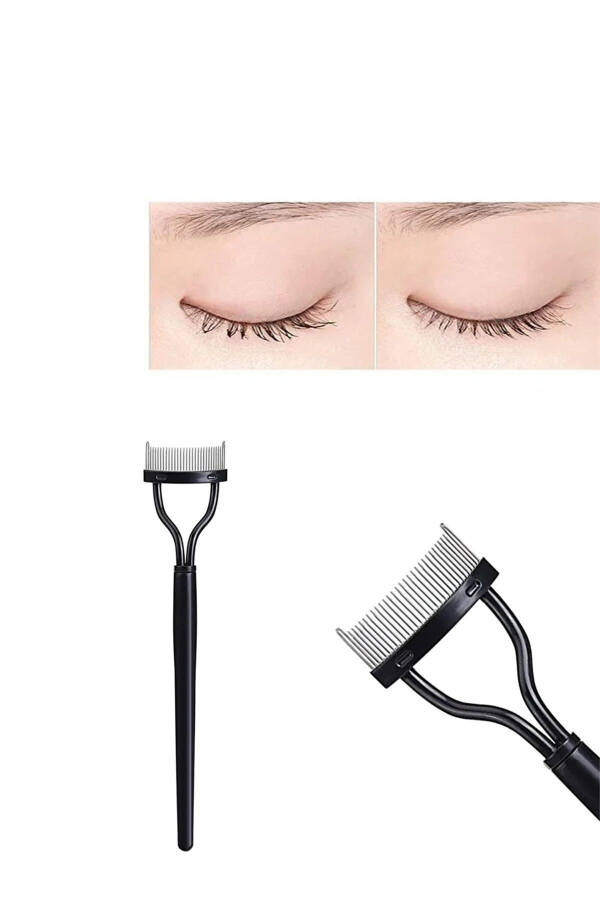 Makeup Applicator Eyelash Separator Comb Eyelash Curler Eyelash Styling Tool - 6