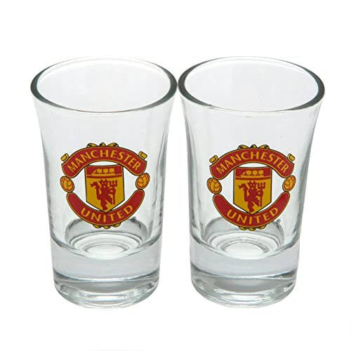 Manchester United Futbol Klubi - Klub Gerbi Shot Glass Seti - 4