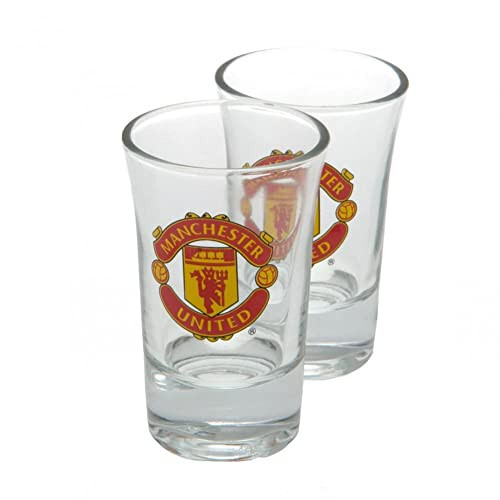 Manchester United Futbol Klubi - Klub Gerbi Shot Glass Seti - 5