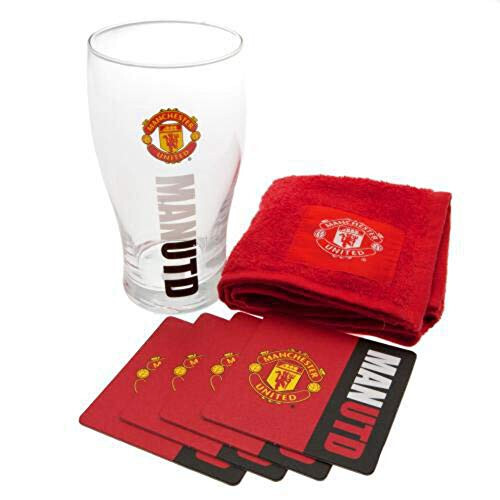 Manchester United Ishonch Belgisi Shisha Mini Bar To'plami - Ko'p Rangli, 568 millilitr - 2