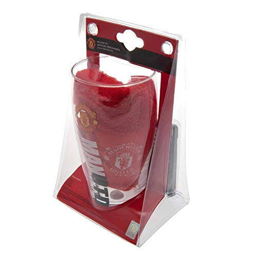 Manchester United Work Mark Glass Mini Bar Set - Multi-Colour, 568 milliliters - 4