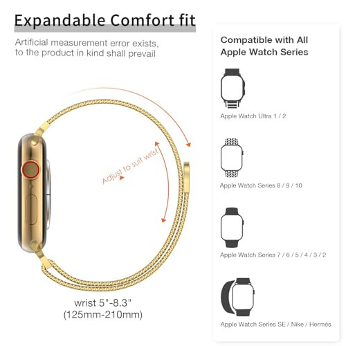 MARGE PLUS İnce Milanese Döngü Apple Watch Bandı ile Uyumlu Kadınlar için 40mm 41mm 38mm 42mm 44mm 45mm 49mm 42mm 46mm, Paslanmaz Çelik Manyetik Örgü Kordon iWatch Bandları Serisi 10 9 8 7 6 5 4 3 2 1 Ultra SE ile çalışır - 2