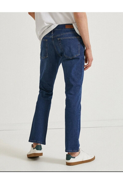 Mark Jean Indigo Straight Fit Jeans - 4