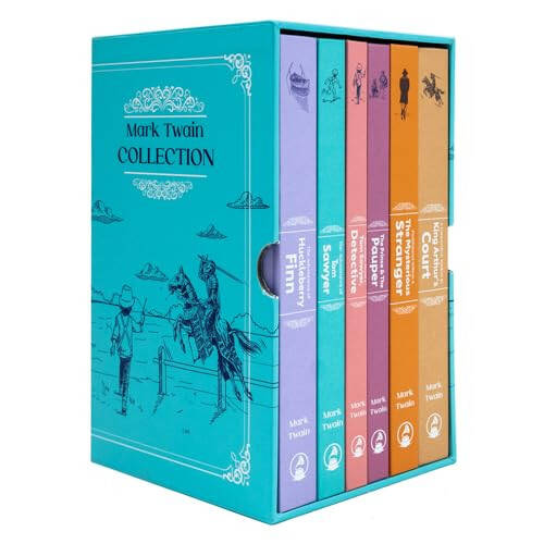 Mark Twain 6 Kitap Lüks Ciltli Koleksiyon Seti (Tom Sawyer'ın Maceraları, Prens ve Fakir, Huckleberry Finn'in Maceraları) - 4