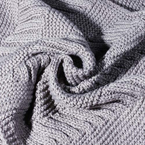 Marte&Joven Thick Warm Women Infinity Scarf White Fashion Knit Winter Circle Loop Scarves - 4