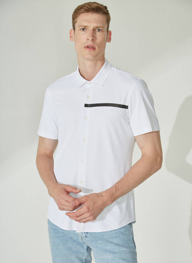 Martinus White Short Sleeve Men's Shirt - 3