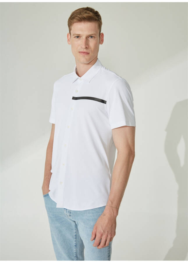 Martinus White Short Sleeve Men's Shirt - 6