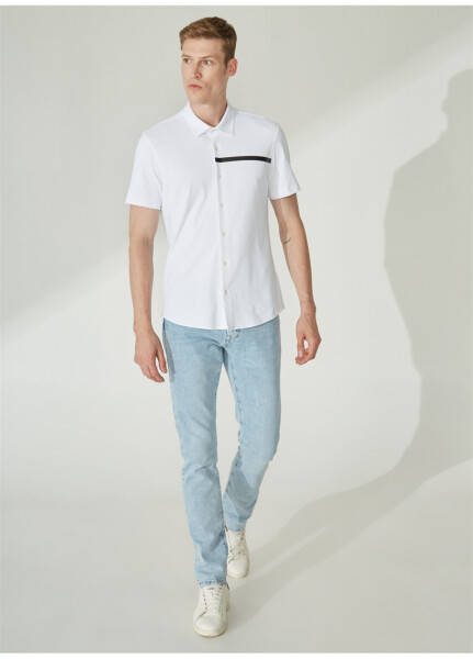 Martinus White Short Sleeve Men's Shirt - 7