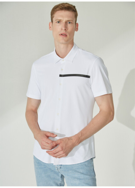 Martinus White Short Sleeve Men's Shirt - 8