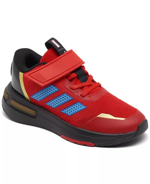 Marvel Little Kids' Racer TR 2.0 Iron Man Sneakers from Finish Line - Scarlet/Black - 1