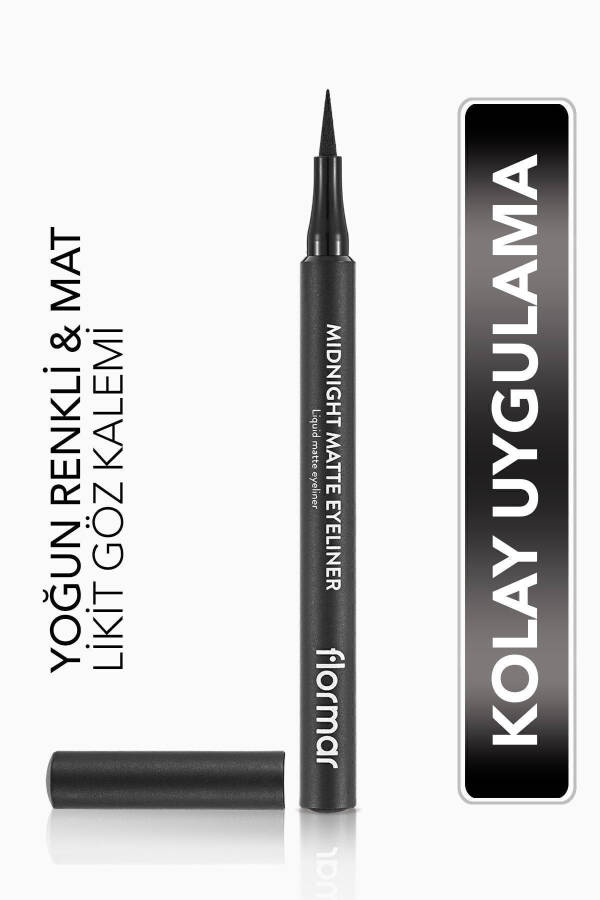 Mat Likit Kalem Eyeliner (SİYAH) - 1