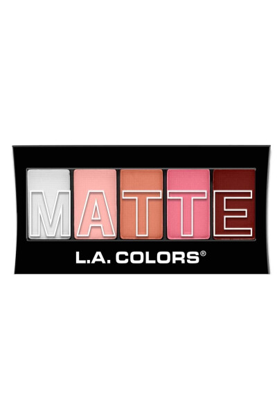 Matte 5 Color Eyeshadow Palette - Pink Chiffon 81555744762 - 1