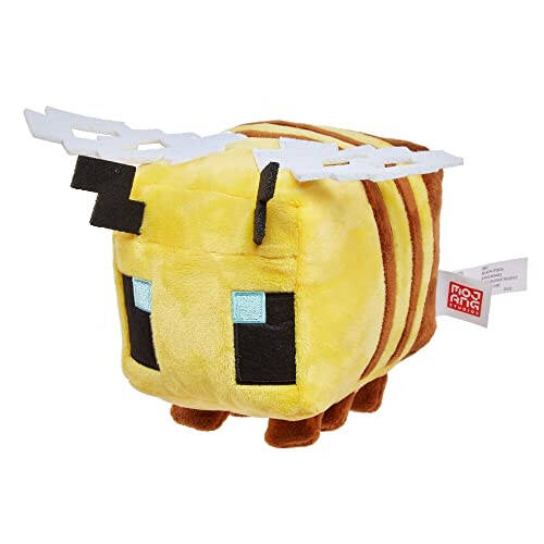 Mattel Minecraft Basic 8-inch Plush Bee Stuffed Animal Figure, Soft Doll Inspired by Video Game Character - 33