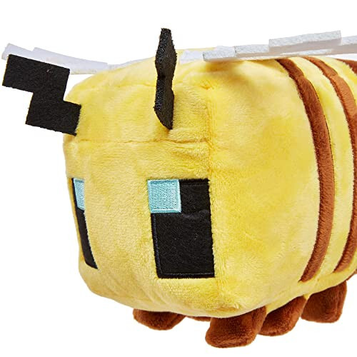 Mattel Minecraft Basic 8-inch Plush Bee Stuffed Animal Figure, Soft Doll Inspired by Video Game Character - 34