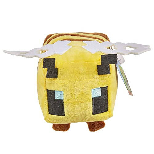 Mattel Minecraft Basic 8-inch Plush Bee Stuffed Animal Figure, Soft Doll Inspired by Video Game Character - 11