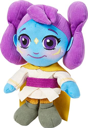 Mattel Star Wars Genç Jedi Maceraları Peluş, Lys Peluş, Yumuşak Karakter Bebekleri, Disney+ Animasyon Dizisinden Esinlenen Peluş Oyuncaklar, 8 inç - 2