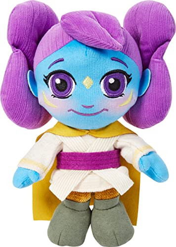 Mattel Star Wars Young Jedi Adventures Plush, Lys Plush, Soft Character Dolls, Stuffed Toys Inspired by the Disney+ Animated Series, 8-inch - 1