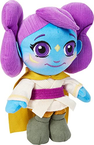 Mattel Star Wars Young Jedi Adventures Plush, Lys Plush, Soft Character Dolls, Stuffed Toys Inspired by the Disney+ Animated Series, 8-inch - 3