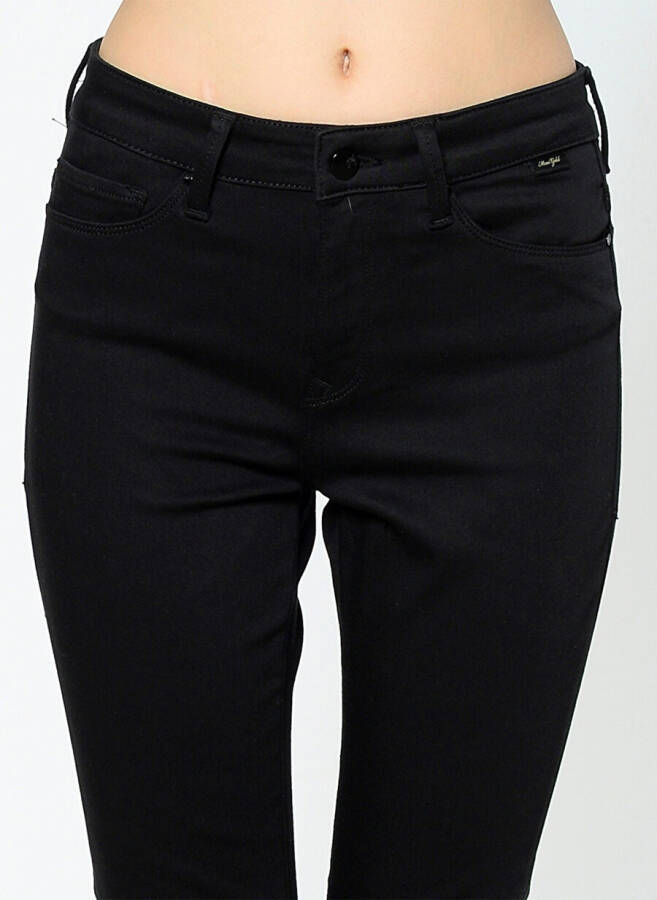 Mavi ALISSA Black Gold Yüksek Bel Dar Paça Super Skinny Fit Kadın Denim Pantolon - 11