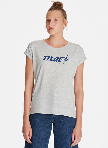 Mavi Mavi Logo İstanbul Gri Melanj T-Shirt - 3