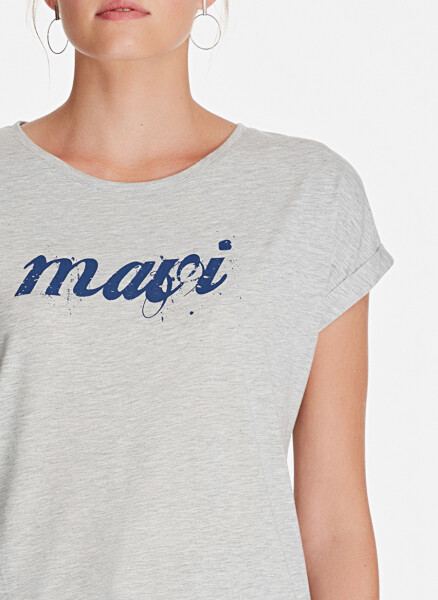 Mavi Mavi Logo İstanbul Gri Melanj T-Shirt - 5